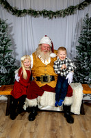 Reese and Walker's Santa photos